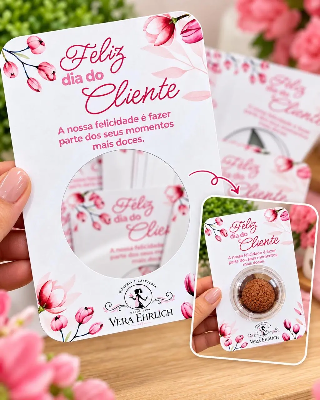 Cartão blister personalizado